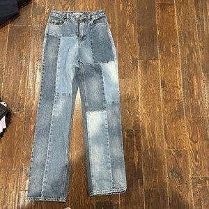 PacSun color block blue jeans size 25